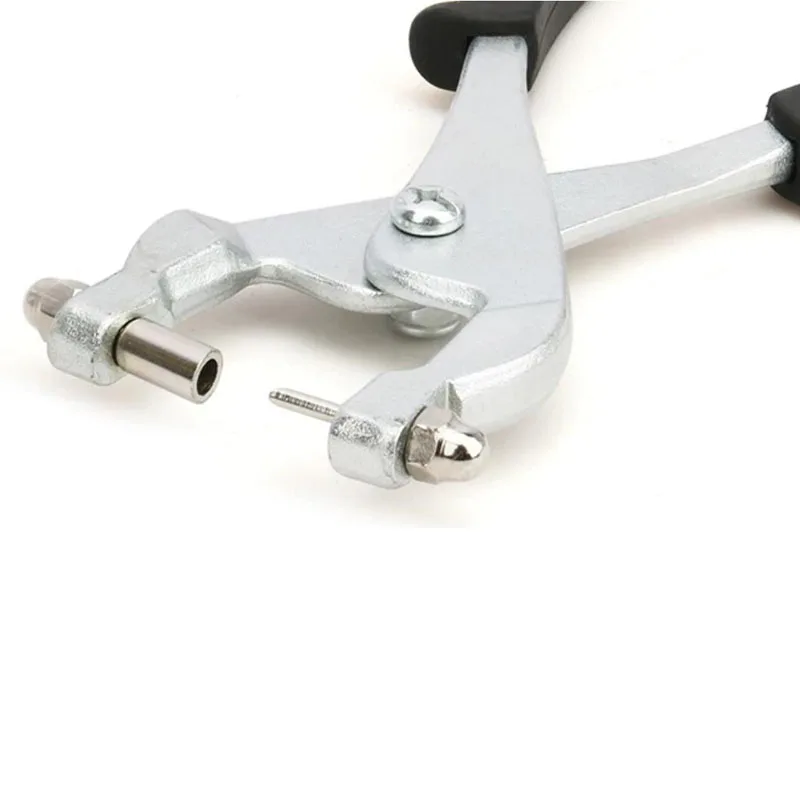 Hand-Operated Stainless Steel Punch Pliers Luminous Iron Sheet Aluminum Edge Punch Metal Hole Tool for DIY Crafts