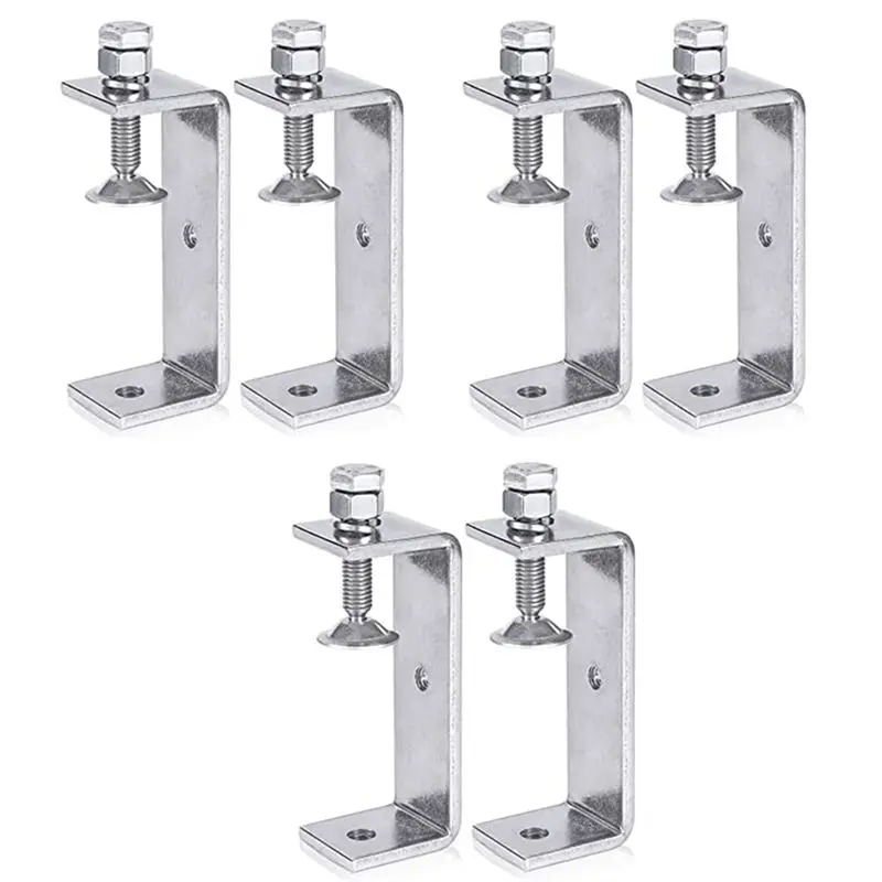 

Зажимы металлические VEHO, сверхмощные, тип C, для деревообработки, с широким раскрытием губ (100 мм), 6 шт.