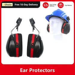 Hard Hat Mounting Ear Muffs Cap Mount Protective Earmuffs Noise Reduction Ear Covers Noise-cancelling Ear Protectors