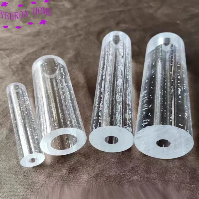 

With bubbles Acrylic Bubbles tube Transparent Acrylic Pipe Clear Pmma Light guide Plastic tubing