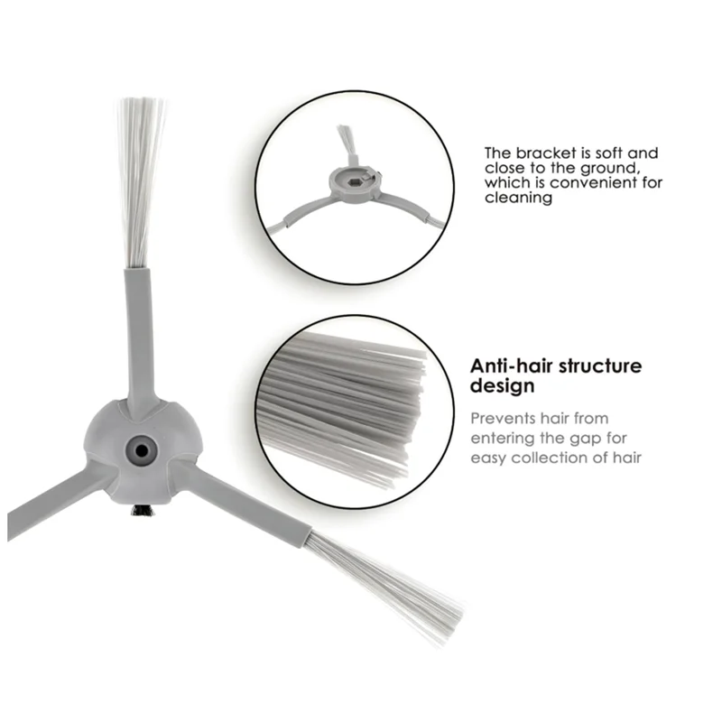 【ホットケーキ】Eufy Omni C20/L60/L60 ハイブリッド/L60 SES/L50 SES/L50 スイーパーアクセサリー用サイドブラシ 12 個 必須真空アクセサリー