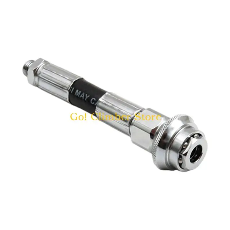 Q84C Female End Dry Suit Inflator Hose Fitting, 3/8-24 Metal Connector with Male Thread for Inflation Hose Work, Line Review and