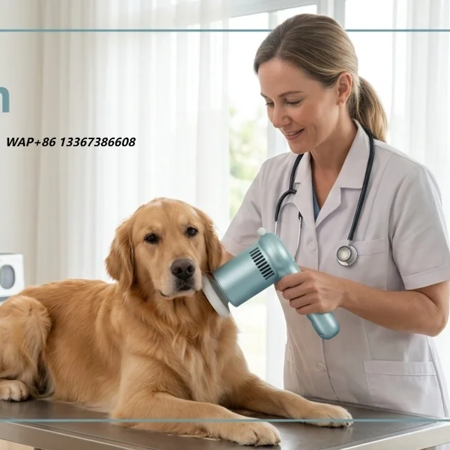 Veterinary Portable Phototherapy for Tendonitis Recovery Acceleration in Large Canines 560-1400nm