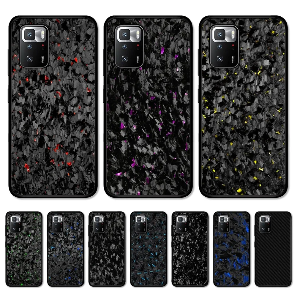 Forged Carbon Fundas Phone Case For Redmi 5 6 7 8 9 10 plus pro 6 7 8 9 A GO K20 K30 K40 pro plus F3 Fundas