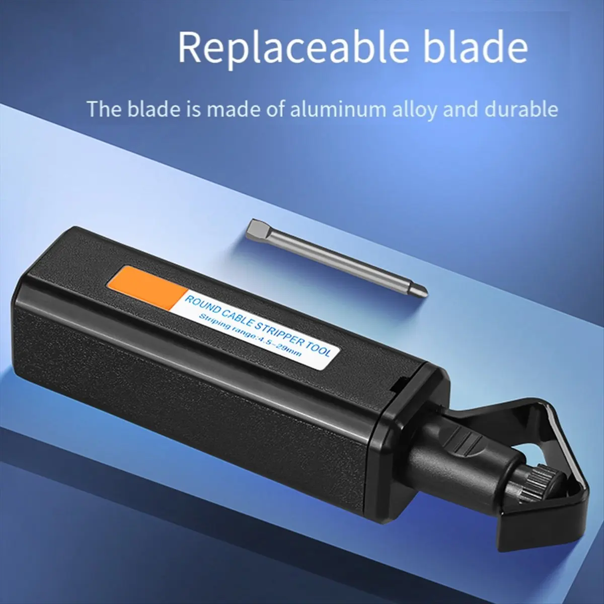 

Инструмент для зачистки круглого кабеля, волоконно-оптический, резак, продольный 4,5-29 мм AC79