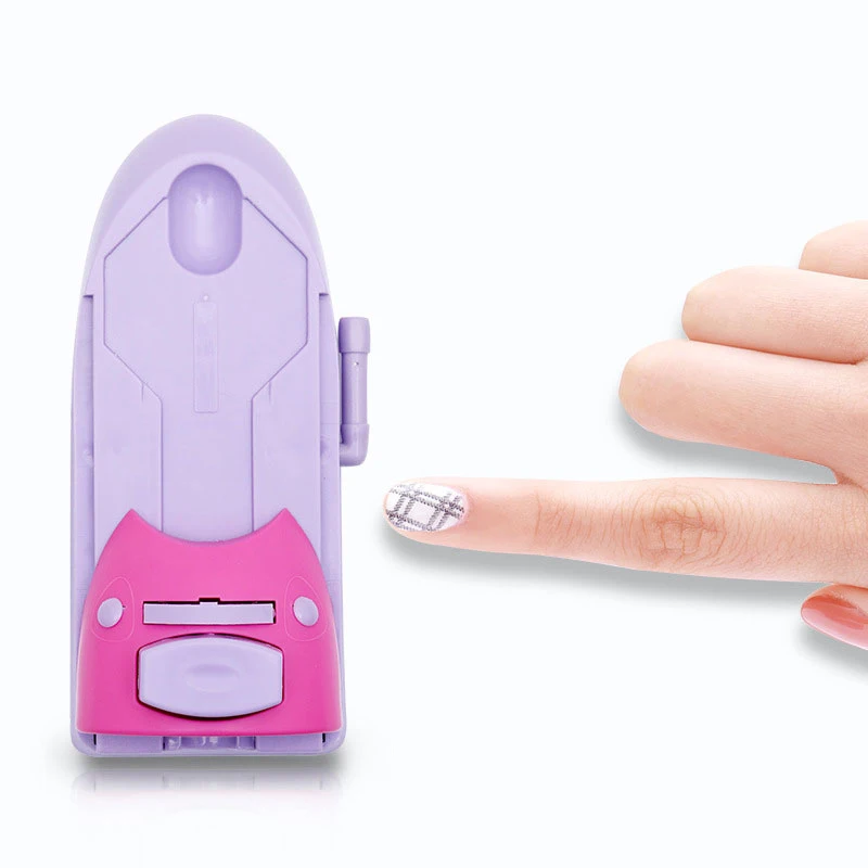 New Nail Art Printing Machine Handmade Nail Polish Painting Machine Set DIY Manual Nail Art Painting Machine