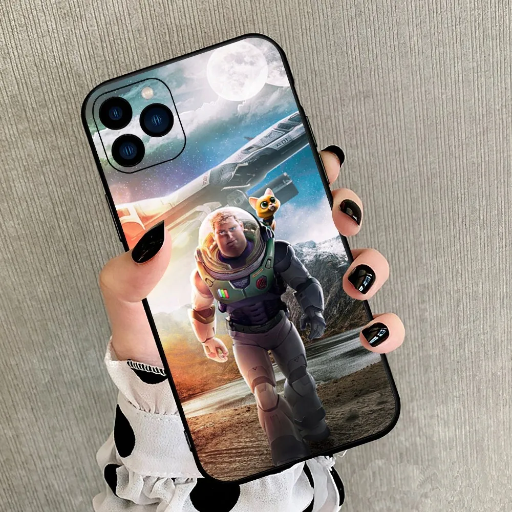 MINISO Disney Buzz L-Lightyear Phone Case For iPhone 8 11 12 13 14 15 Mini X XR XS PRO MAX Plus Cover