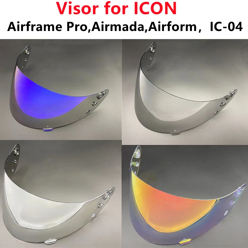 

IC04 Face Shield Hemet Visor Sunscreen for ICON Airframe Pro Airform Airmada Visera Casco Moto Polycarbonate Visière Anti-UV