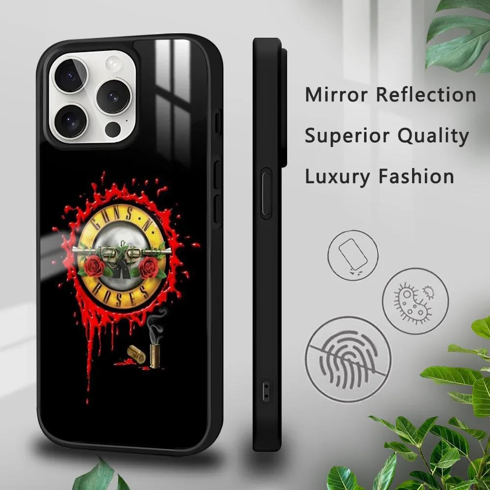 G-Guns N Roses Good Time Phone Case For iPhone 16 15 14 13 12 11 Pro Xs Max Mini Plus Celulares Hard Funda