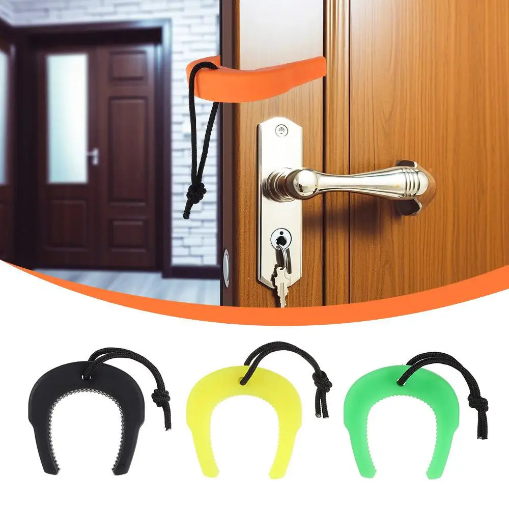 

High Quality Rubber Door Jam Wedge Firefighter Gear Firefighter Wedge Easy to Use Door Stop Alarm Door