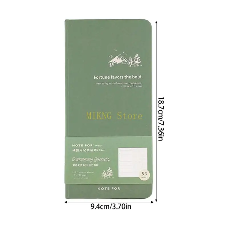 Carnet planification hebdomadaire compact léger pour les voyages les déplacements, avec couverture rétro papier