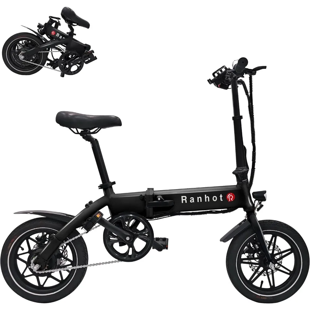 

14'' Folding Electric Bike for Adults,Ebike with 36V 7.8Ah Battery,20 Mph Max Speed，Power by 500W Commuting E-Bike