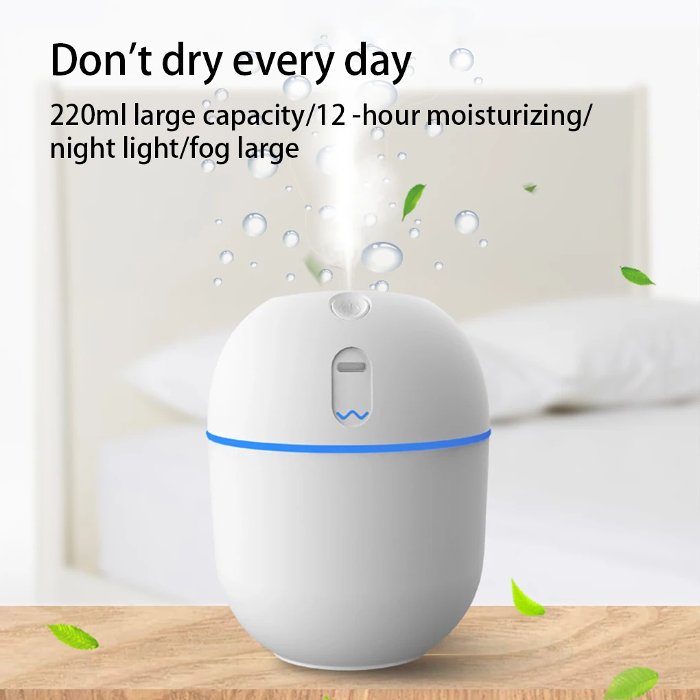 

Air Humidifier Aroma Diffuser Mist Sprayer ABS Smart Convenience Simple Operation Home Supplies Power-off Purifier Green