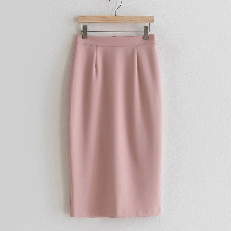 Zomer nieuwe hoge taille f body rok bodycon afslanken professionele woon-werkverkeer veelzijdige one step midi lengte pak rok