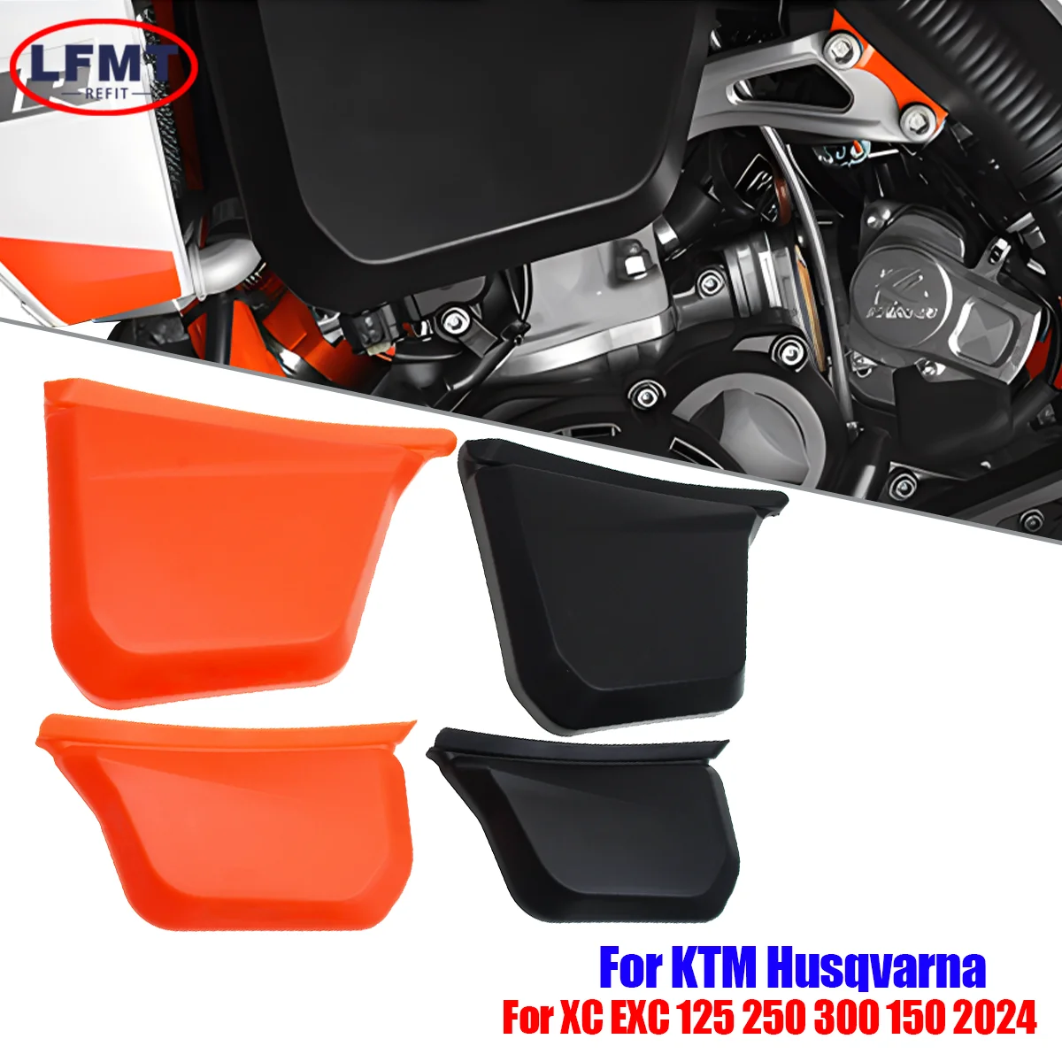 

For KTM 2023-2024 Pair Left Right Fuel Tank Cover Guard Protector HARDENDURO CKD EXC150 EXC250 EXC300 XC125 XC250 XC300 SIX DAYS