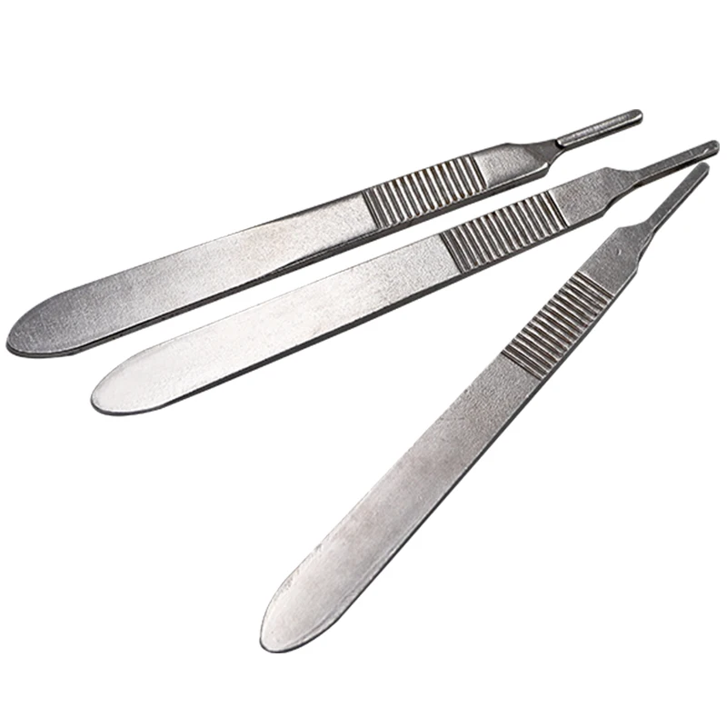 1pc Dental Stainless Steel Scalpel Handle 3# Dental Surgical Blades Handle For Surgical Knife Removable Blades DIY Cutting Tools