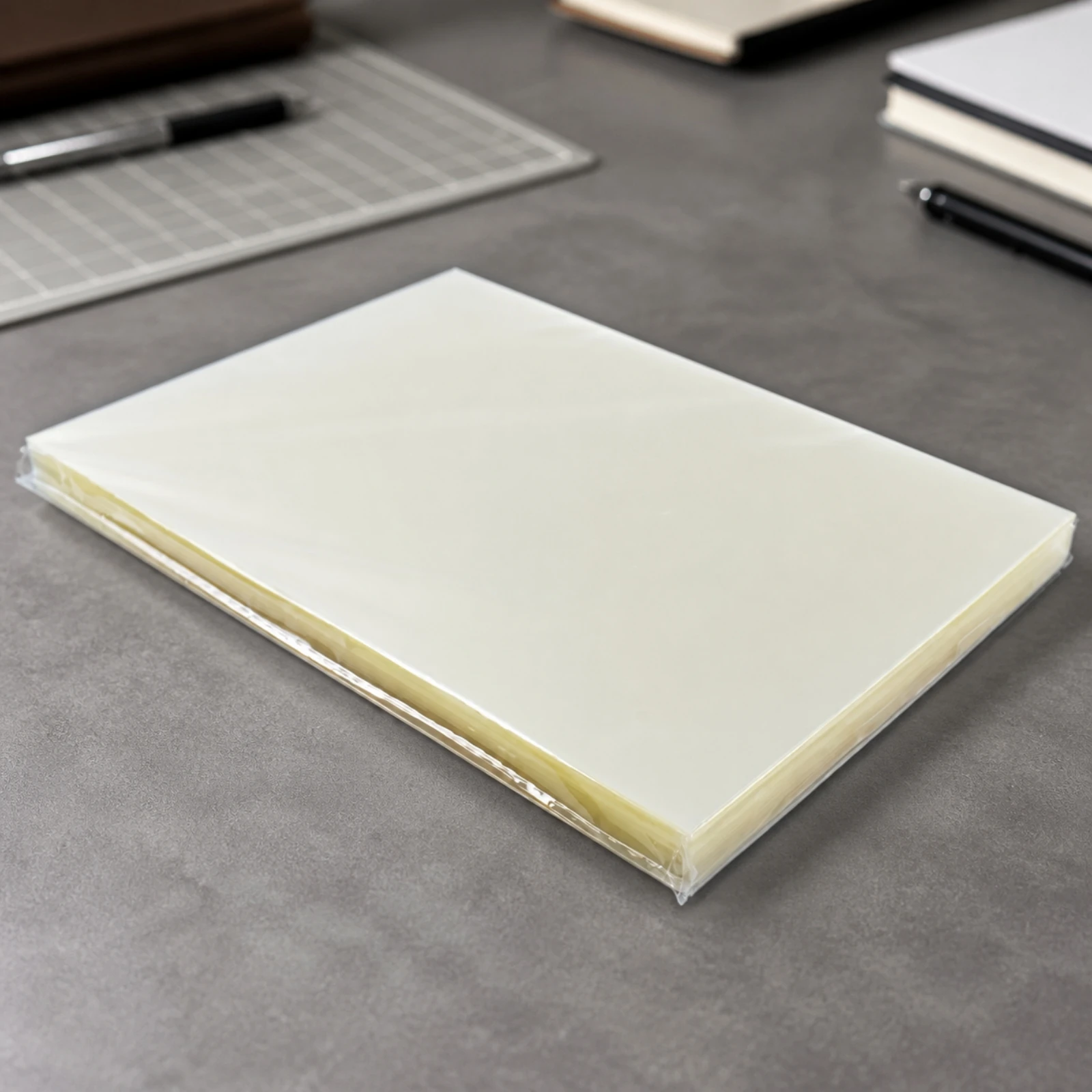 100 Pieces A4 Binding Cover Sheet Flexible Transparent PET Plastic Cover PET Binding Covers Smooth Clear for Office Workers