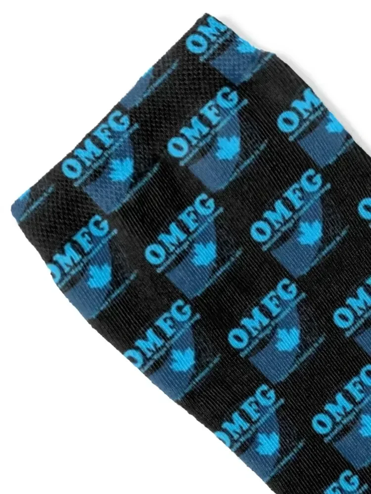 OMFG Ontario Mega Finance Group Socks soccer anti-slip retro men cotton high quality funny gifts Luxury Woman Socks Men's