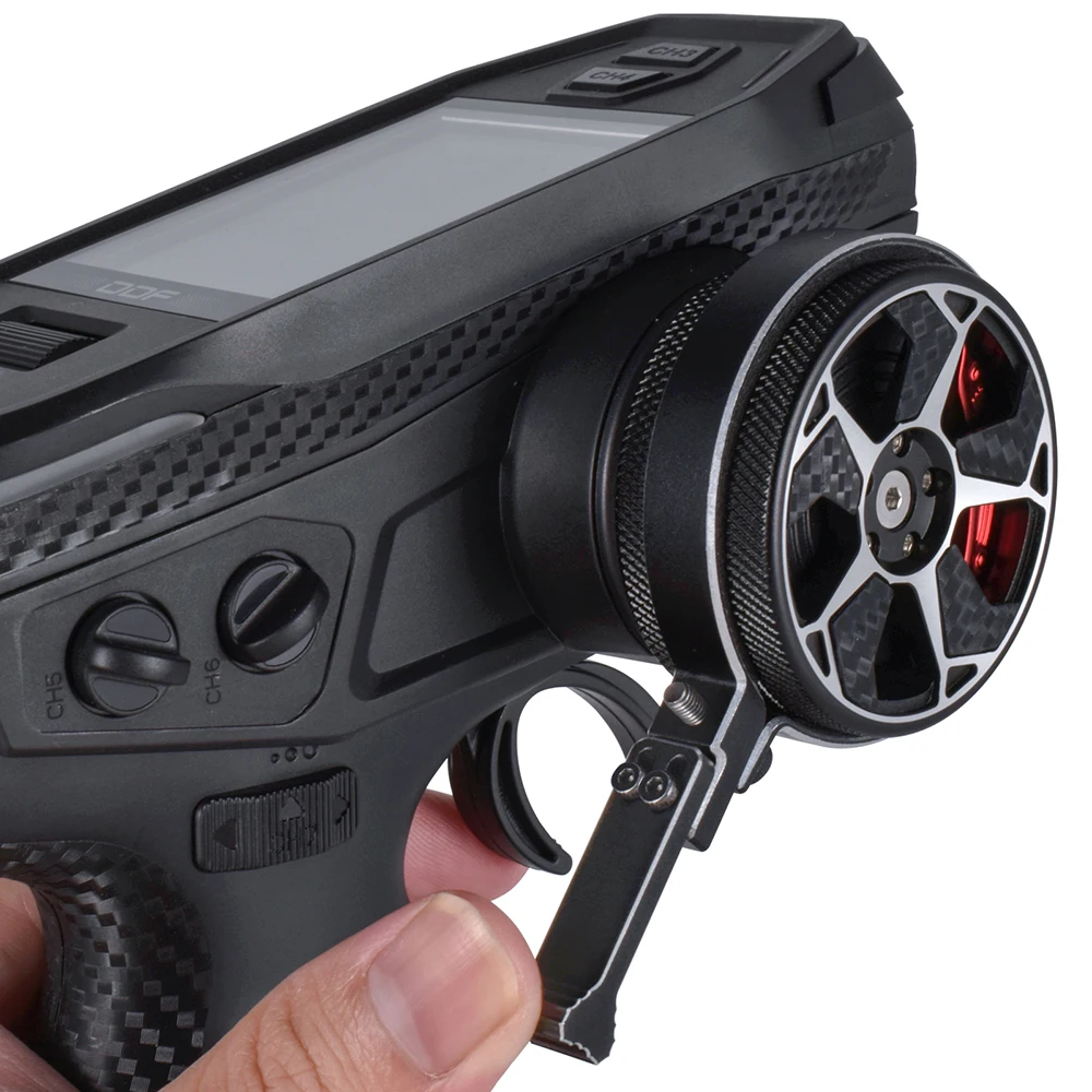 DUMBORC Adaptador de Control con una sola mano para SCX10 TRX4 TRX6 1/10 RC Crawler Controller RC Disparador de volante para Flysky NB4