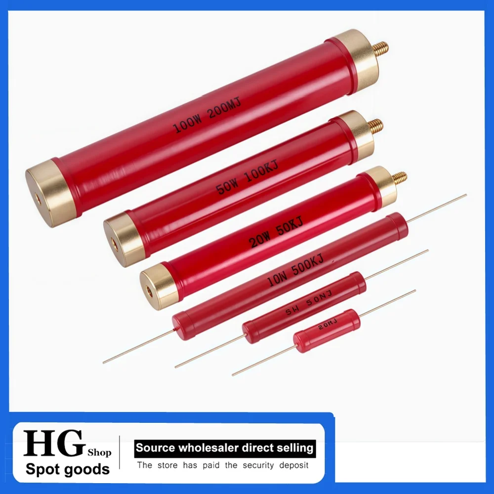 1Pcs High voltage resistor HVR80AH5009 20W30K100K200K1M40M1K2M5M10M20M10G50RJ Ohm 470K5% 300M thick film non inductive resisto