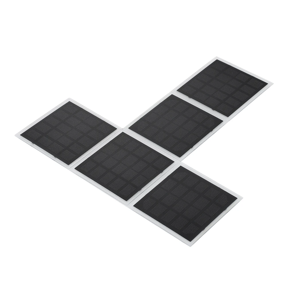 SUNYIMA 5 Pieces 5 V 1 W Mini Solar Cells 3.93 x 3.93 Inches for Solar Energy  Photovoltaic  DIY System Kits