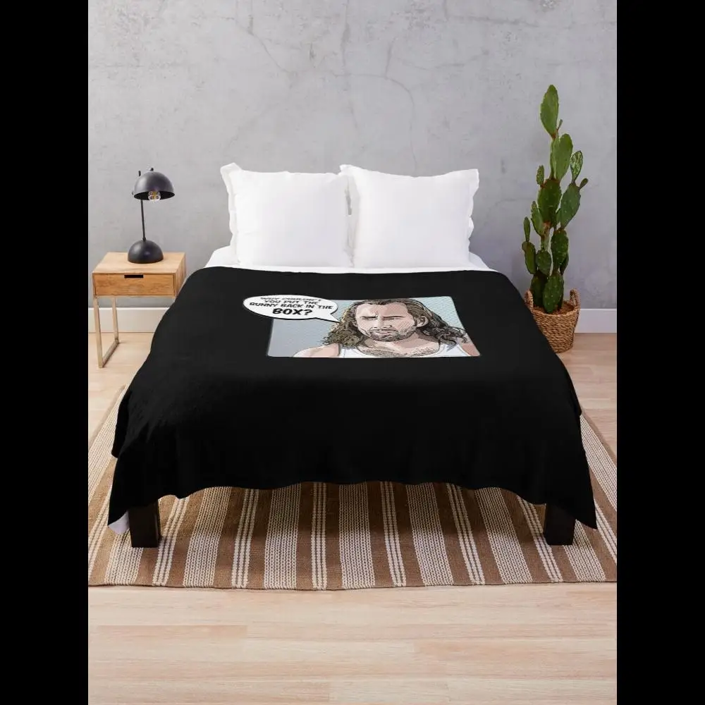 

Nicolas Cage Throw Blanket Cozy and Stylish Home Textile for Your Living Room or Bedroom