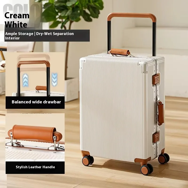 

Бесшумный 20-дюймовый чемодан на колесиках из жесткого ПК с фиксированными роликами, дорожный чемодан унисекс