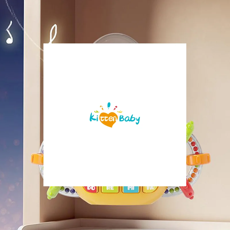 0-12ヶ月ベビー用音楽哺乳瓶おしゃぶり新生児用ソフト歯固めガラガラ知育玩具モバイルなだめるような音楽ガラガラおもちゃ