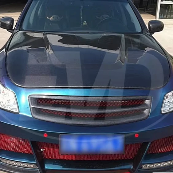 

Капот из углеродного волокна Wald Style для Infiniti G35 G37 2007-2010 гг. 4D SEDAN