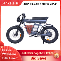 Lankeleisi Gogobest XF006 Electric Bike 1200W 48V 23.2AH 20*4.0 Inch Fat Tires E-bike 70km 47km/h Dual Front and Rear Oil Brake