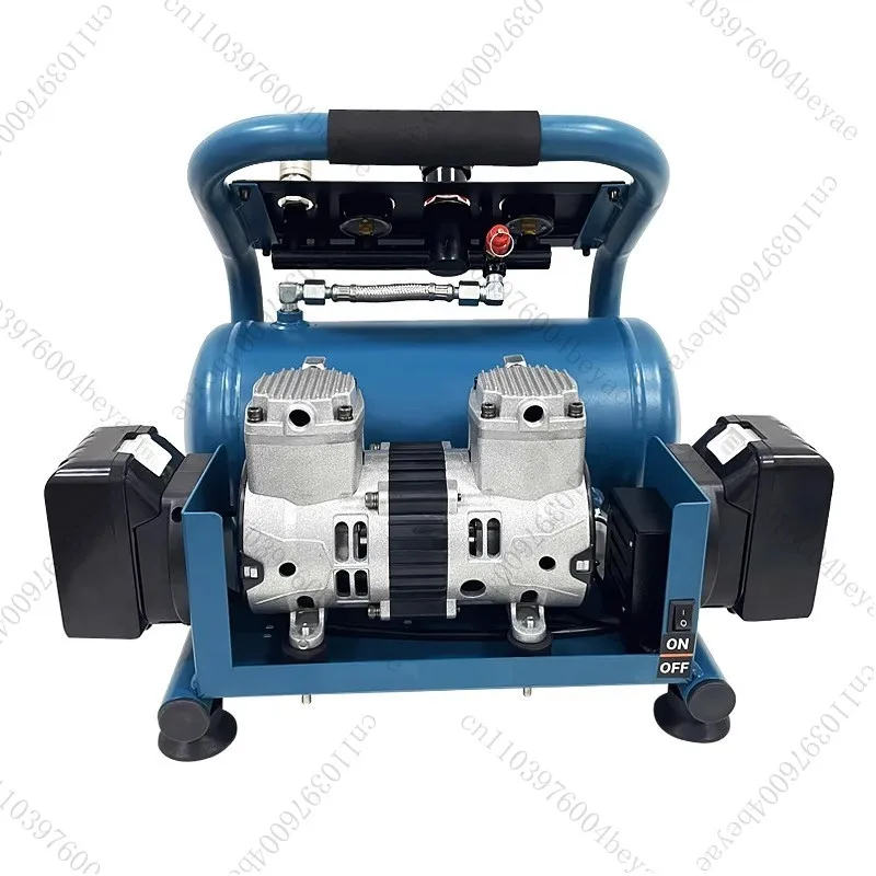 Industrial high-power air compressor rechargeable air compressor dual barometer power tool