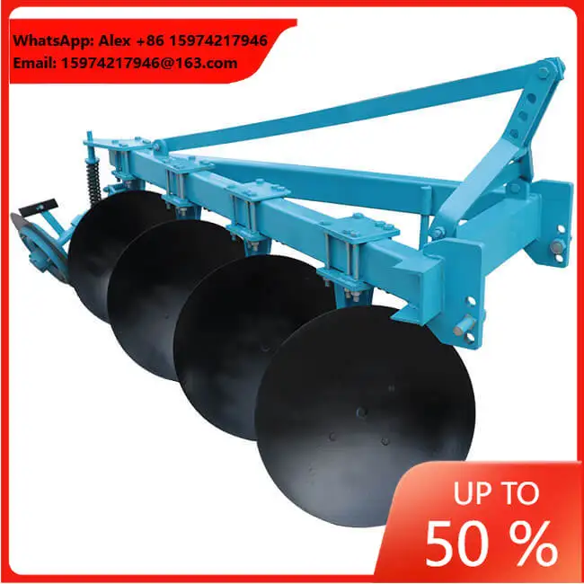 Agricultural 80-90HP Tractor Three-point Hitch Disc Plow Harrow Plough Harrow For Farmland Tillage Cultivators