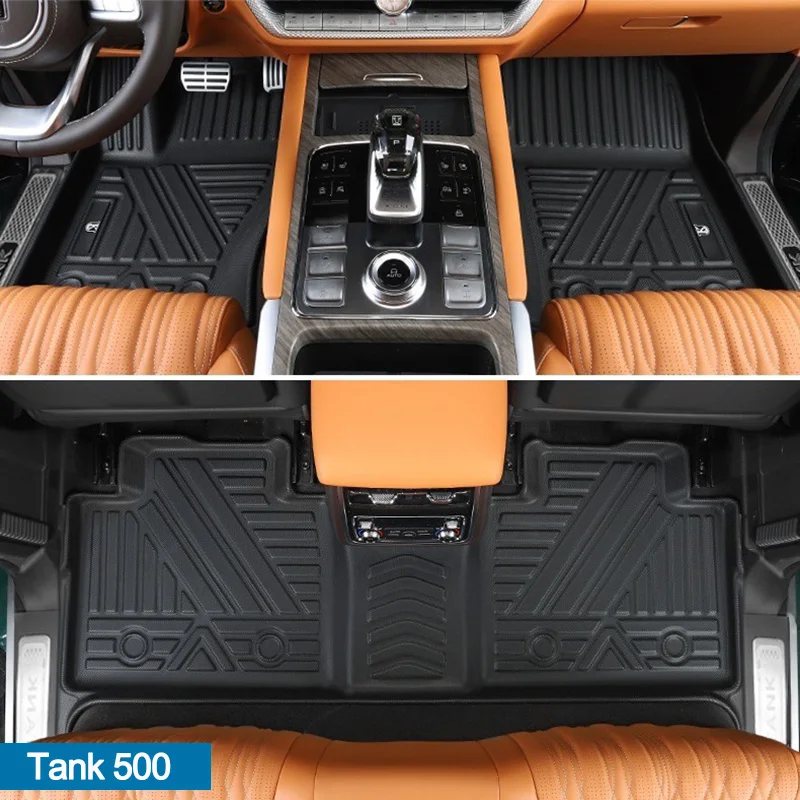 For Great Wall GWM WEY TANK 500 Tank 500 Seven Seater Five Seater Foot Pad Decoration TPE Foot Pad Automotive Accessories