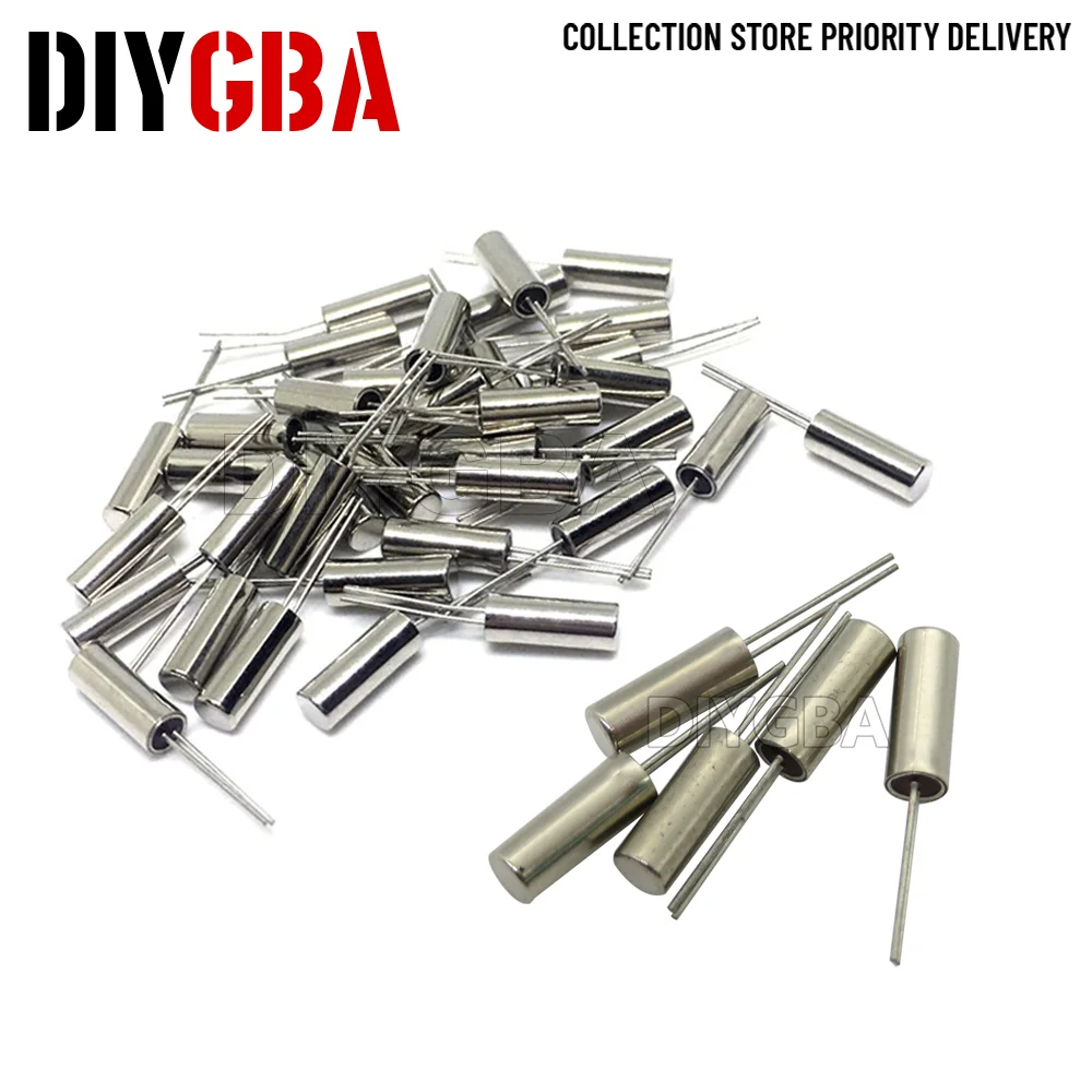 10PCS 2*6 2X6 Cylindrical Crystal Oscillator 2x6 6/8/12/16/20/24/25/26/27/32.7698 6M 8M 12M 16M 20M 25M 27M 32.768M Oscillator