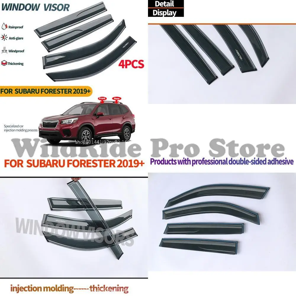 

1 set For Subaru Forester 2019 Window Rain Visors Sun Shade