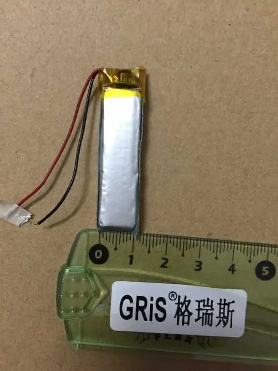 جريس 061148 ص 601148 P مع لوحة واقية 3.7 فولت بطارية ليثيوم بوليمر أحذية تألق بطارية الأحذية