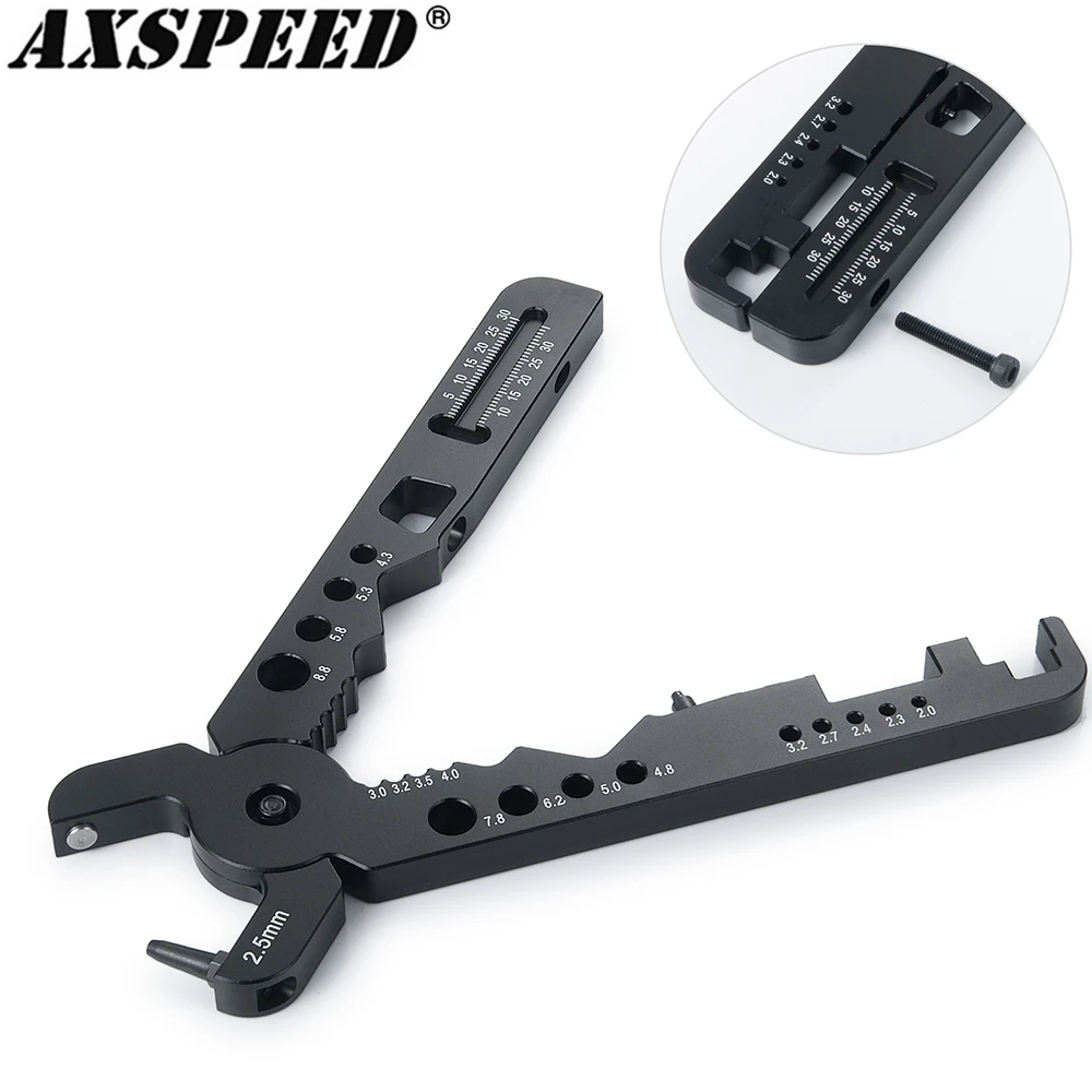 

AXSPEED Multi-function Shock Absorber Pliers Metal Clamp Ball Head Pliers Clip RC Model Car Assembly Disassembly Tool