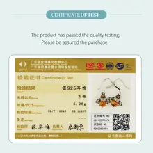 Sterling Silver Bee Drop Earrings #2