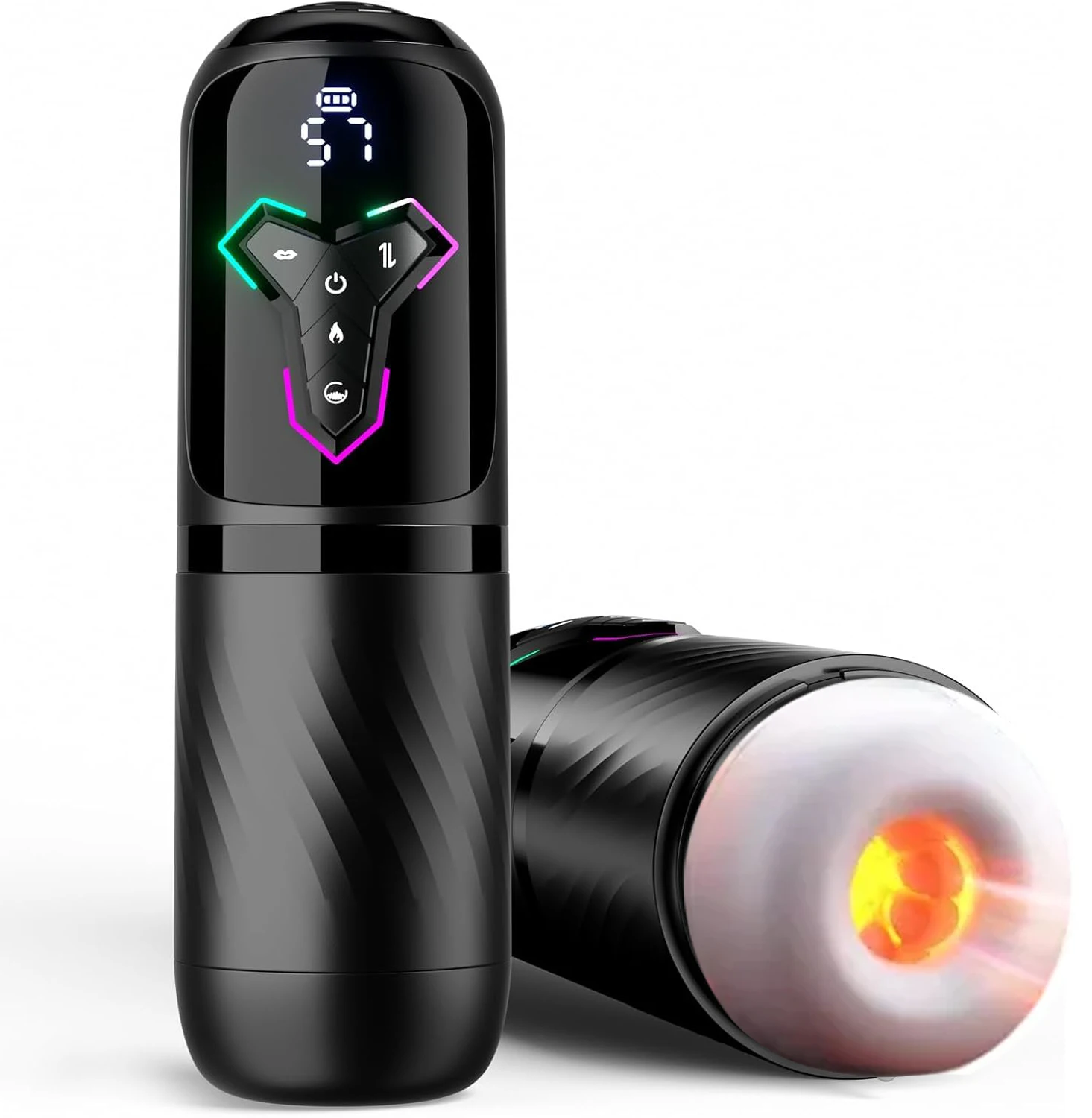 Automatic Telescopic Male Masturbator Thrusting Sucking Machine Vibration Heating Blowjob Masturbation Cup Adult Men Sex Toy