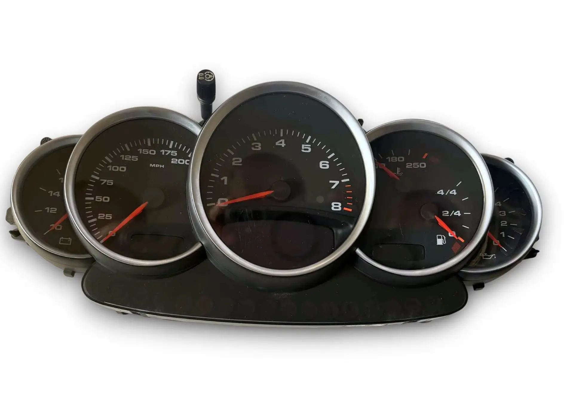 

Matt Chrome Dashboard Dial Gauge Rings Bezel Trim for Porsche 911 996 S Turbo Targa High Quality Exquisite Automobile Accessory