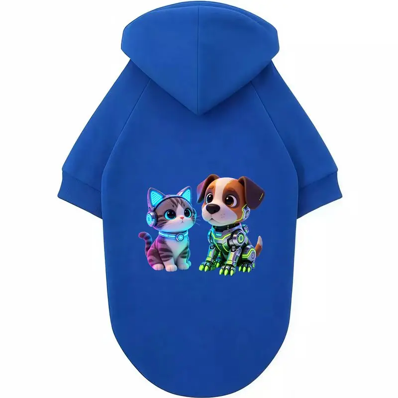 

Dog Hoodie Cartoon Cute Pet Clothes Breathable Apparel
