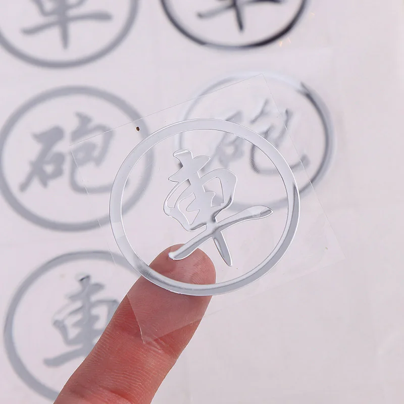 50Pcs A lot Custom Transfer Sticker 3D Gold Metal logo Personalized DTF print Crystal label Waterproof decal foil hollow UV DIY