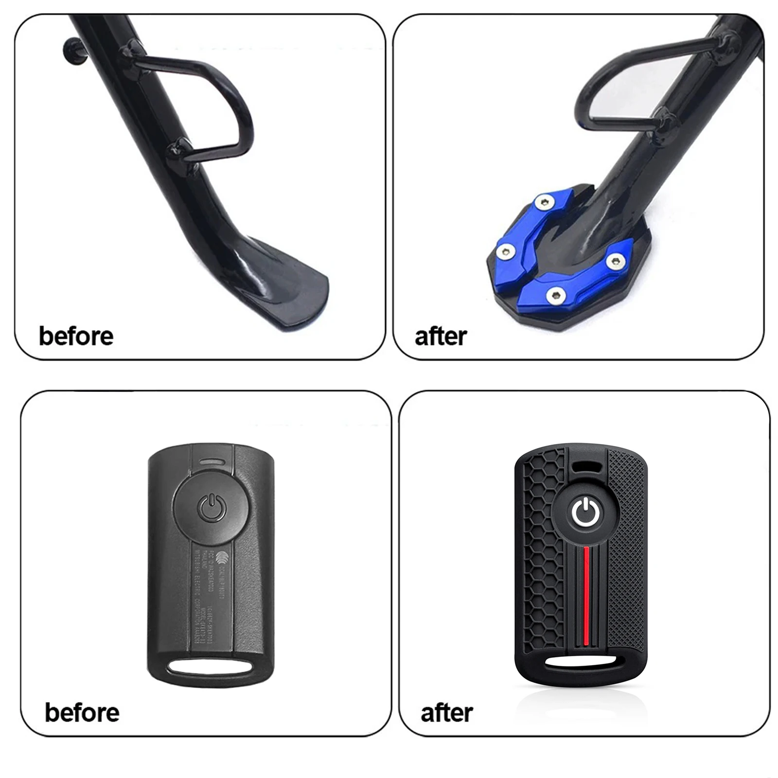 

Чехол для ключей Yamaha NMAX155 XMAX300 Xmax 250 2020 Xmax 400, переоборудованная боковая поддержка, увеличенная подставка для ног, расширенная накладка, аксессуары