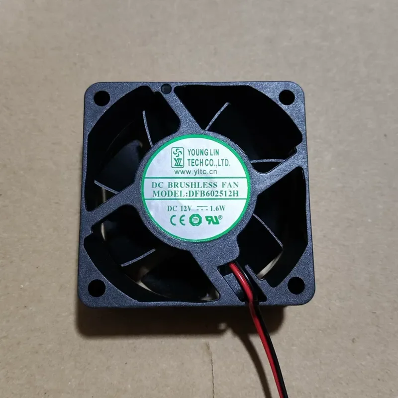for DFB602512H 60mm 12V DC Cooling Fan Large Air Volume FG Speed Measurement Double Ball Bearing Chassis Cooler
