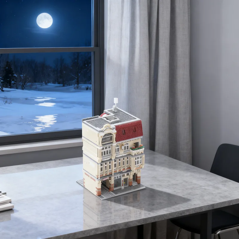 

6140 деталей MOC: Модульная модель уличной сцены «Галерея Карла» (Karls Galerie) — конструктор, креативный подарок, декор для витрин, премиум-качество