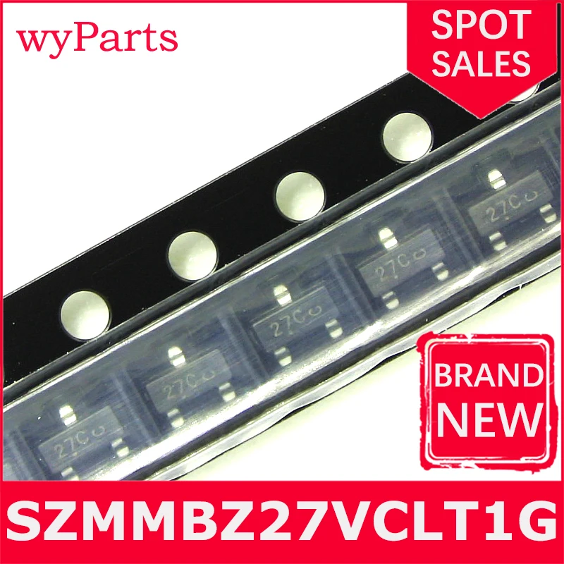 10 шт./партия SZMMBZ27VCLT1G SZMMBZ27 Новый TVS DIODE 22VWM 38VC SOT23-3