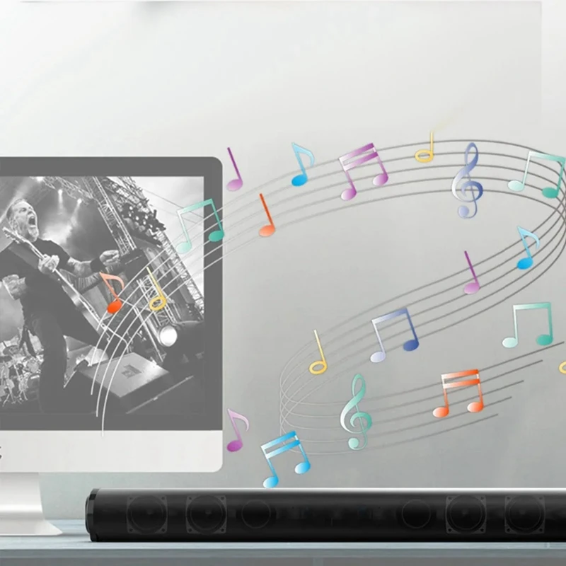 Wireless Bluetooth Sound Bar Speaker System Wired Wireless Surround Stereo Sound Speaker For Home Theater TV Projector, Durable