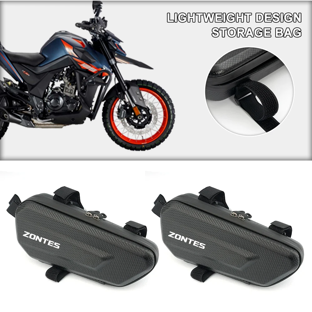 Easy To Clean Large Capacity EVA Motorcycle Saddle Bag Tool Bag For ZONTES RX4 RX5 Z400 RC401 RC300 Z300 S350 350X 350D DRG