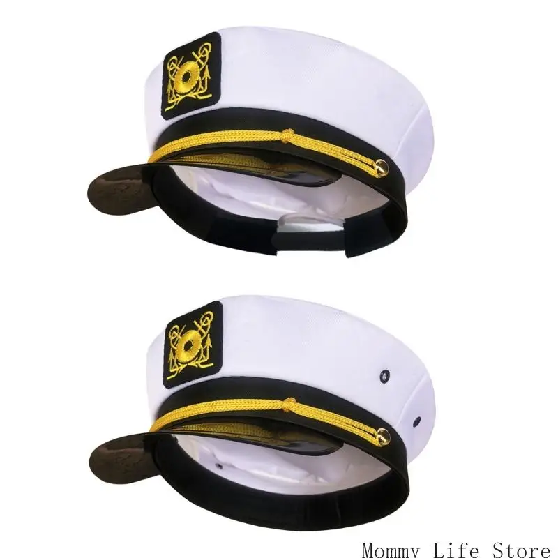 

Sailors Party Captain Hat for Stage Party Masquerades Party Cosplay for Halloween Role Play Costume Cosplay