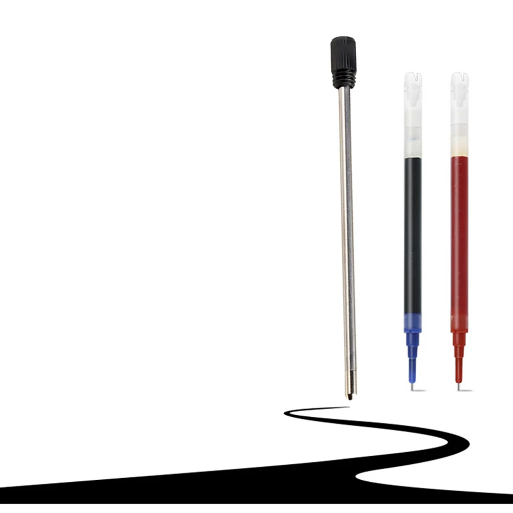

12Pcs Metal Pen Refills Ballpoint Standard Size 7cm Black Ink Smooth Flow Writing Refill for Cross and Other Brand Pens Reliable